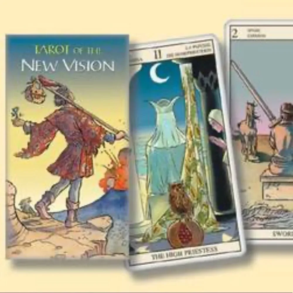 New Vision Tarot Deck | Holographic 78-Card NWT